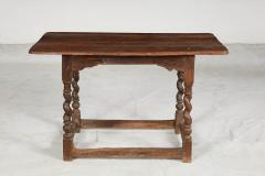 Early Oak Barley Twist Center Table - 3659619