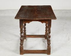 Early Oak Barley Twist Center Table - 3659622