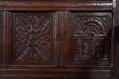 Early Oak Wainscot Settle - 2621527