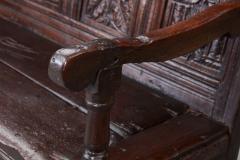 Early Oak Wainscot Settle - 2621530