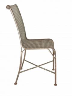 Early Perforated Iron Garden Chair - 1277652