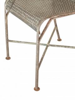 Early Perforated Iron Garden Chair - 1277654