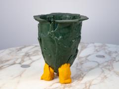 Early Production Gaetano Pesce Amazonia Vase Green and Yellow - 2330608