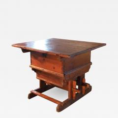 Early Rustic Swiss Pine Table - 656985