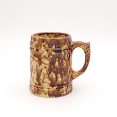 Early Stoneware Treacle Glazed Mug England 18th century or earlier - 3409890