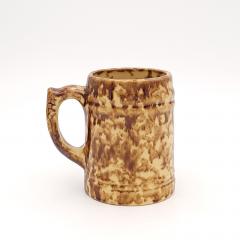 Early Stoneware Treacle Glazed Mug England 18th century or earlier - 3409892