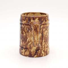 Early Stoneware Treacle Glazed Mug England 18th century or earlier - 3409893