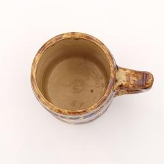 Early Stoneware Treacle Glazed Mug England 18th century or earlier - 3409895