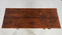 Early Thick Top Trestle Table - 3671461