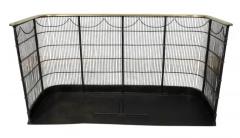 Early Victorian Brass And Wrought Iron Fireplace Screen - 4145503