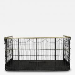 Early Victorian Brass And Wrought Iron Fireplace Screen - 4218965