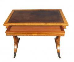 Early Victorian Burr Elm Writing Table - 4141001