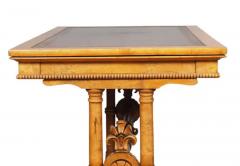 Early Victorian Burr Elm Writing Table - 4141032