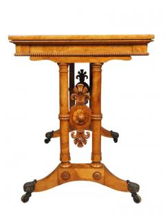 Early Victorian Burr Elm Writing Table - 4141035