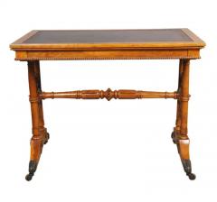 Early Victorian Burr Elm Writing Table - 4141039