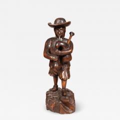 Early Victorian Carving Of A Bagpiper - 4189056