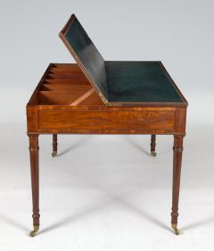 Early Victorian Mahogany Flip Top Writing Table - 4430307