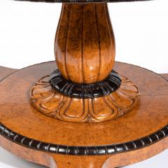 Early Victorian amboyna centre table - 823770