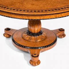 Early Victorian amboyna centre table - 823771