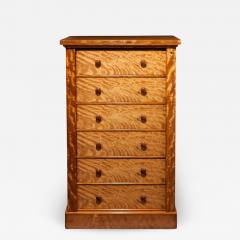 Early Victorian satinwood Wellington Chest - 900249