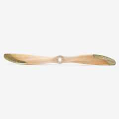 Early Wood Brass Airplane Propeller - 644589