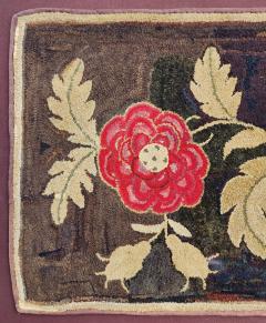 Early and Exceptional 19th Century American Folk Art Hearth Rug - 3097494