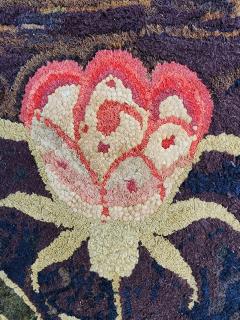 Early and Exceptional 19th Century American Folk Art Hearth Rug - 3097496