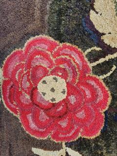 Early and Exceptional 19th Century American Folk Art Hearth Rug - 3097497