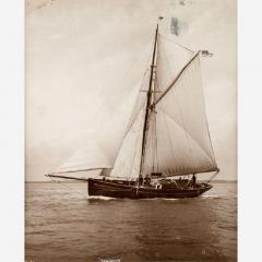 Early silver gelatin photo print by Beken of Cowes Yacht Senorita - 806880