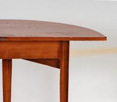 Early to Mid 19th c Shaker Attributed Demi Lune Table - 4104743