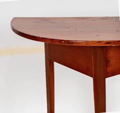 Early to Mid 19th c Shaker Attributed Demi Lune Table - 4104748