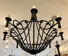 Ebanista Spanish Colonial Wrought Iron Chandelier Famous Estate - 2718544