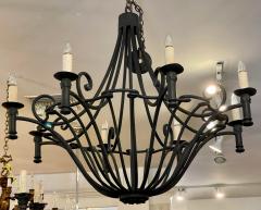 Ebanista Spanish Colonial Wrought Iron Chandelier Famous Estate - 2718547