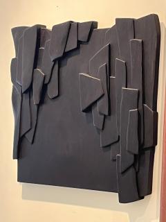 Eben Blaney Aggregate Wall Sculpture in Mahogany - 4484536