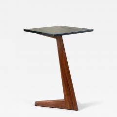 Eben Blaney Biped Side Table in Walnut and Blackened Ash - 4760869