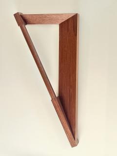 Eben Blaney Right Angle w Handle Wall Sculpture in Walnut - 4386959