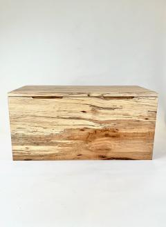 Eben Blaney Spalted Maple Storage Chest Coffee Table - 4174553