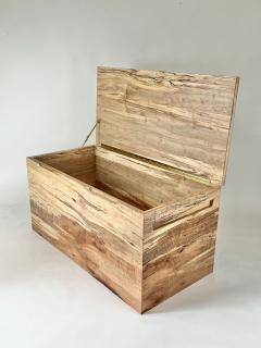 Eben Blaney Spalted Maple Storage Chest Coffee Table - 4174554