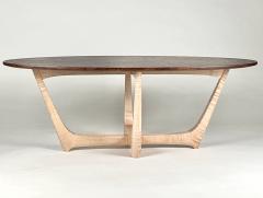 Eben Blaney Townsend Coffee Table in Tiger Maple and Claro Walnut - 4646799
