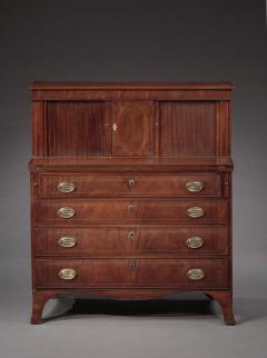 Ebenezer Knowlton Federal Tambour Desk made by Ebenezer Knowlton - 362189