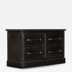 Ebonised Oak Bank Drapers Haberdashery Drawers Counter - 4087231