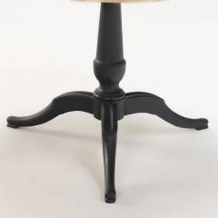 Ebonized French marble top occasional table circa 1880  - 3429745