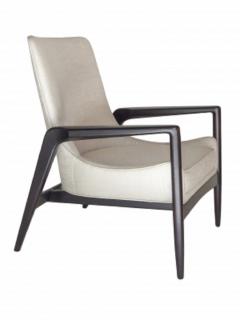 Ebonized Mid Century Lounge Chair - 1277635