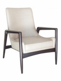 Ebonized Mid Century Lounge Chair - 1277637