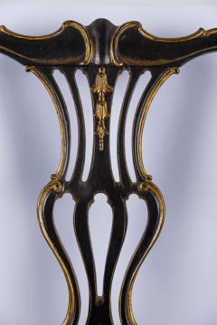 Ebonized and gilded Portuguese Side Chair - 1593969