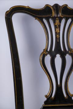 Ebonized and gilded Portuguese Side Chair - 1593970