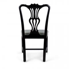 Ebonized and gilded Portuguese Side Chair - 1593977