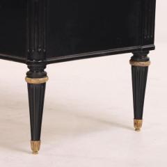 Ebonized chest with Breccia marble top - 4104918