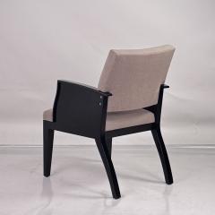 Ebony Wood Armchair or Side Chair in the style of Christian Liaigre - 4477870