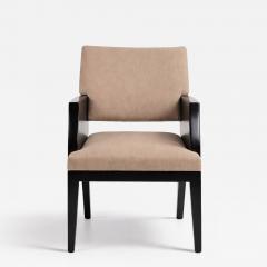Ebony Wood Armchair or Side Chair in the style of Christian Liaigre - 4477909